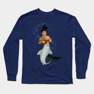 Musical Polynesian Merman Long Sleeve T-Shirt